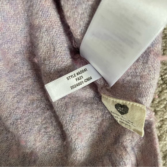 Madewell Alpaca Wool Payton Sweater (Lilac Heather) - Picture 6 of 11